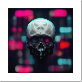 Cyber Skull Posters and Art